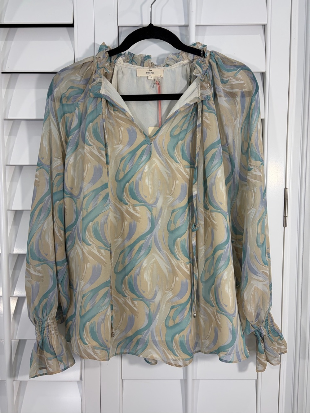 entro Peasant Blouse Boutique (S)